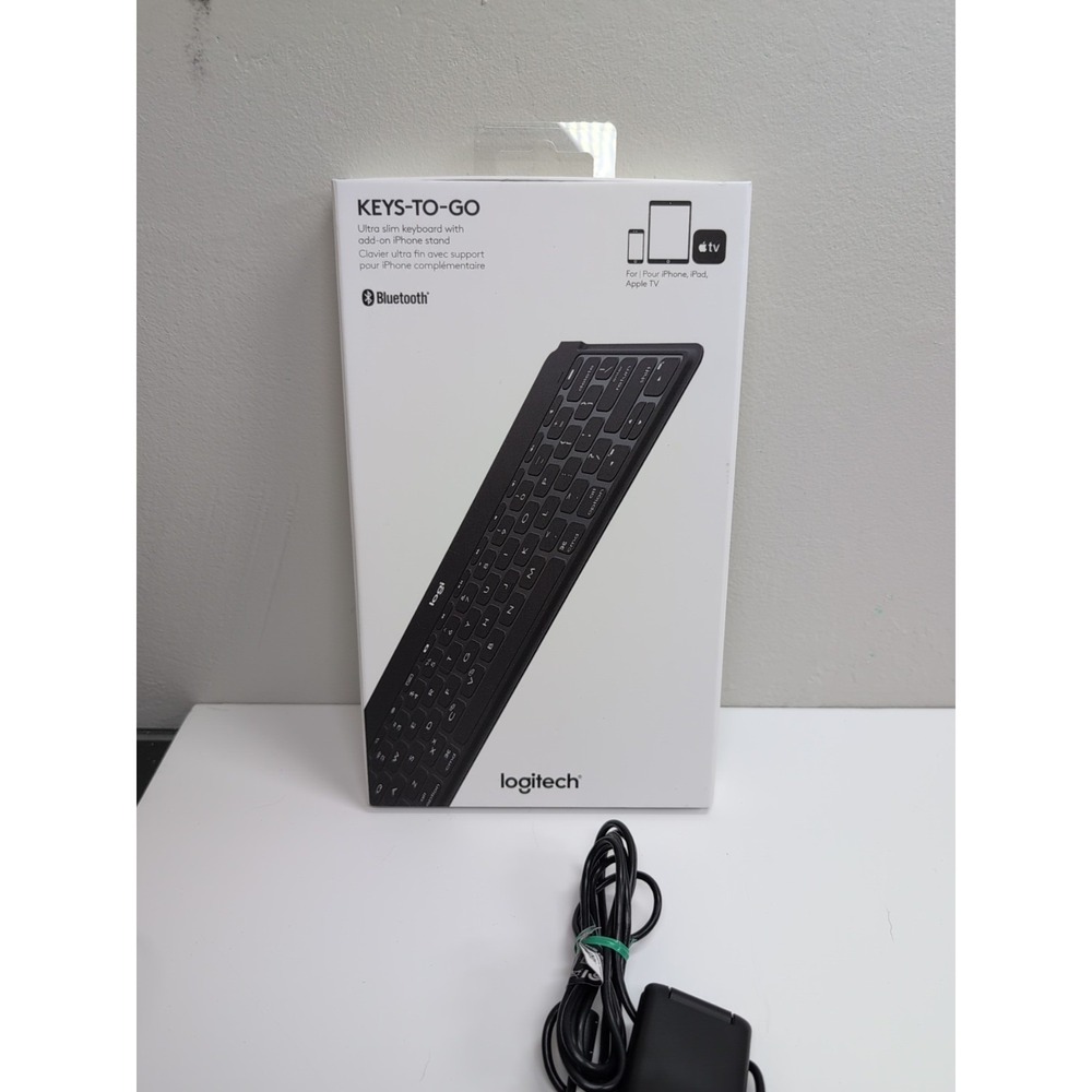 Logitech 920-006701 Keys-to-go Apple iPad, iPhone, Apple TV Portable W Camera